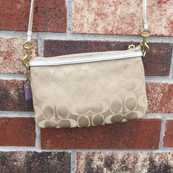 Coach Bags Coach Gold Crossbody Purse Poshmark